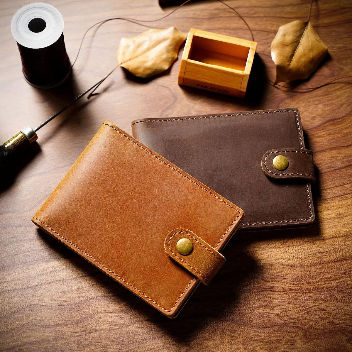 Crazy Horse Leather Vintage Driver S License Holster Men Women Motor Vehicle Documents Premium