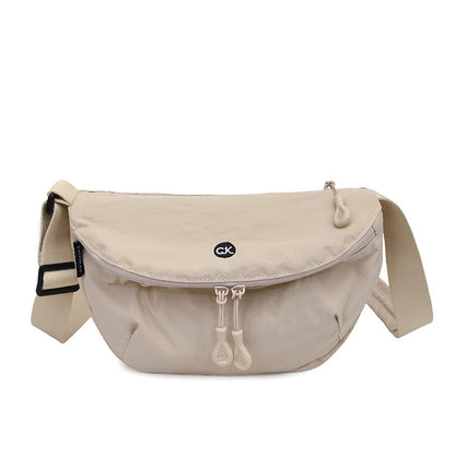 Nylon Crossbody Shoulder Bag – Japanese Style Dumpling Bag
