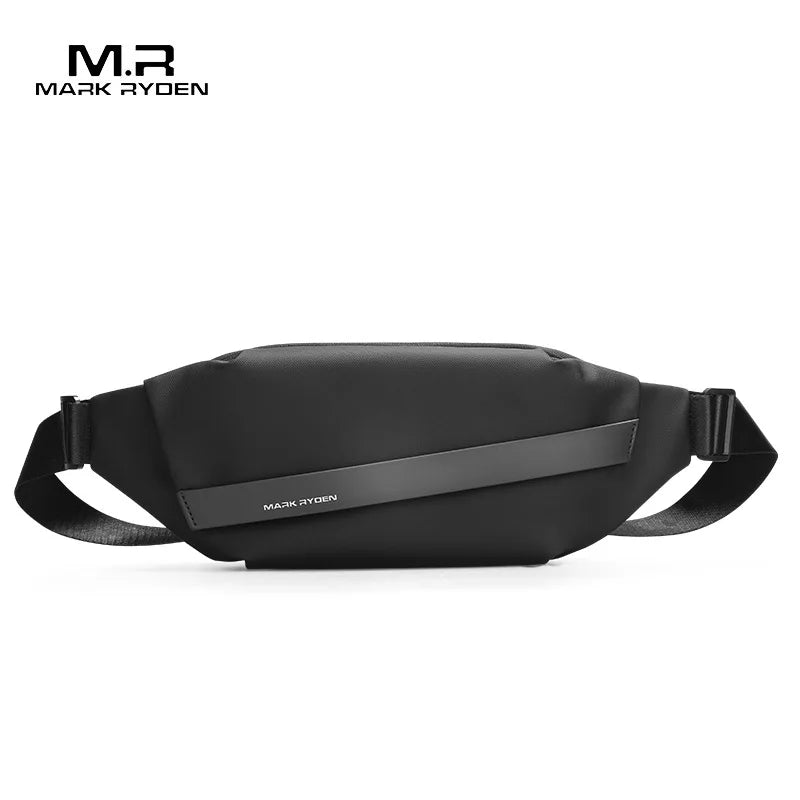 Men S Large Capacity Waterproof Crossbody Bag Multi-Functional Sports Leisure Magnetic Suction Clasp