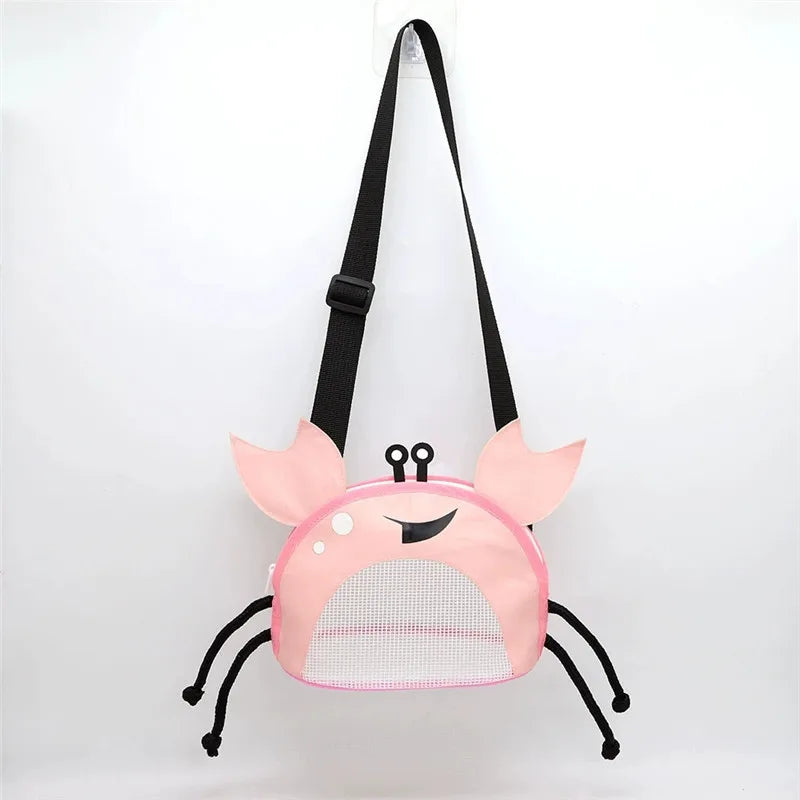 Crab Shaped Crossbody Bag Cute Novelty Beach Shoulder Bag