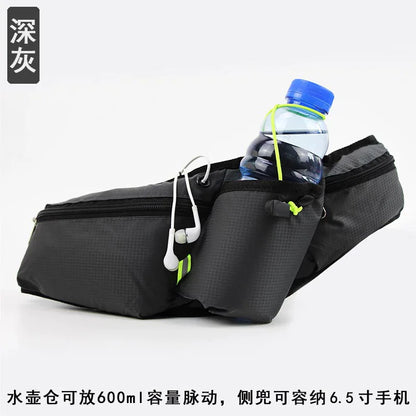 Waterproof Nylon Waist Bag Multi-Function Running Kettle Marathon 6 5 Inch Mobile Phone Fitness