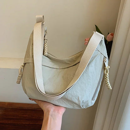 Korean Dumpling Shoulder Bag – Minimalist Hobo Bag for Women