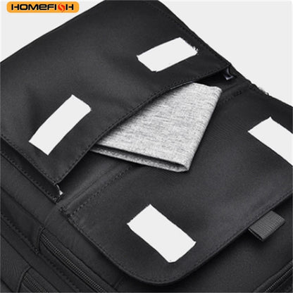 Homefish Multi-Layer Waterproof Stylish Backpack Oxford Large-Capacity Simple Commuter Out-Of-Town