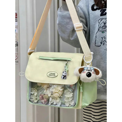 Harajuku Messenger Bag – Casual Crossbody Shoulder Bag