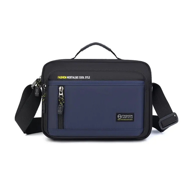 Durable Oxford Fabric Simple Square Commuter Single-Shoulder Bag Versatile Hand-Held Crossbody Bag