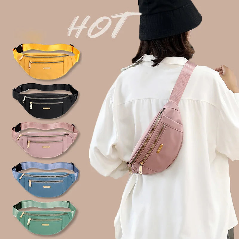 Women's Fanny Pack Waist Bag – Travel & Sports Belt Bag