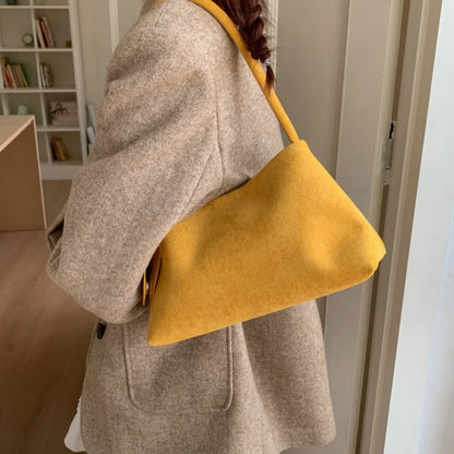 Small Underarm Shoulder Bag for Women – Retro PU Leather Hobo