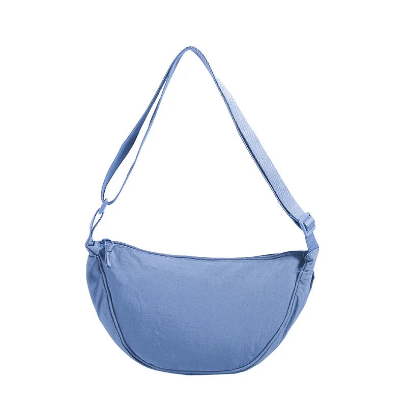 Nylon Crossbody Bag for Women – Lightweight Casual Shoulder Bag
