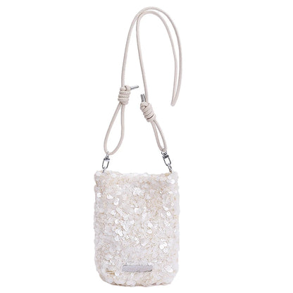Mini Sequin Crossbody Bag Women Evening Party Purse