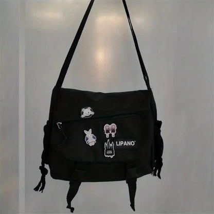 Nylon Messenger Bag Men Shoulder Trendy S Student School Bag