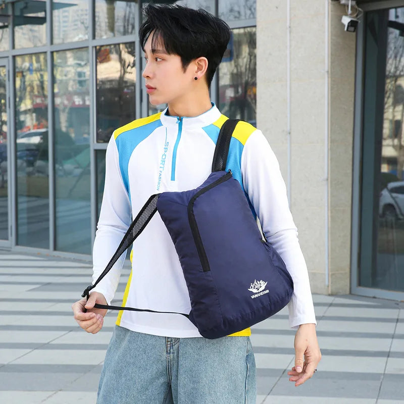 Cycling Lightweight Folding Backpack Outdoor Hiking Marathon Portable