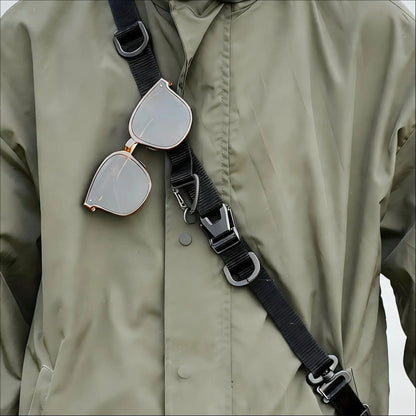 Homefish Quick Release Adjustable Crossbody Bag Belt Multifunction Hanging Ring Outdoor Camping
