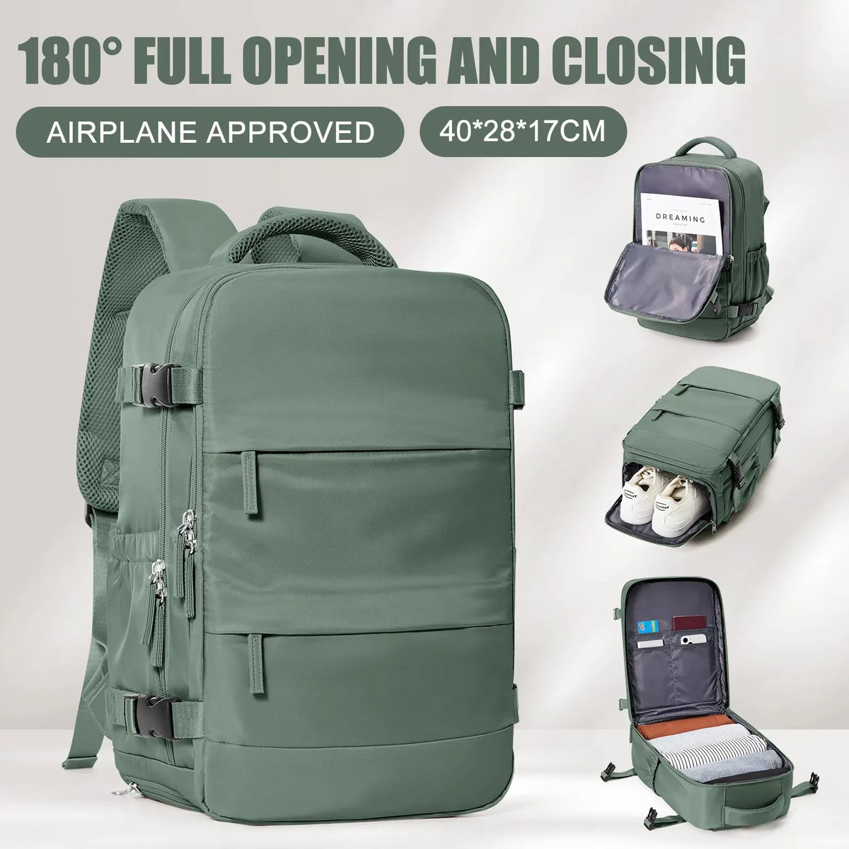 Short Trip Simple Large Capacity Backpack Premium Sense Versatile Multi-Function Computer Bag Daily