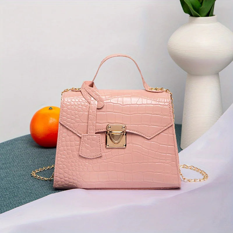 Twist Lock Crossbody Handbag – Women's Designer Tote Purse