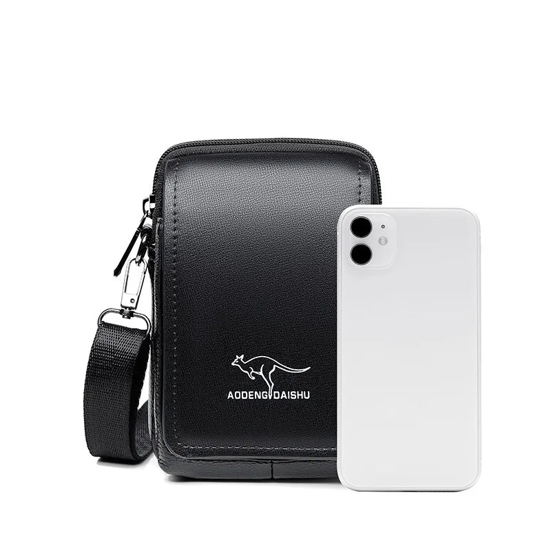 Male Mobile Phone Key Integrated Cross-Body Bag Business Large Capacity Shoulder