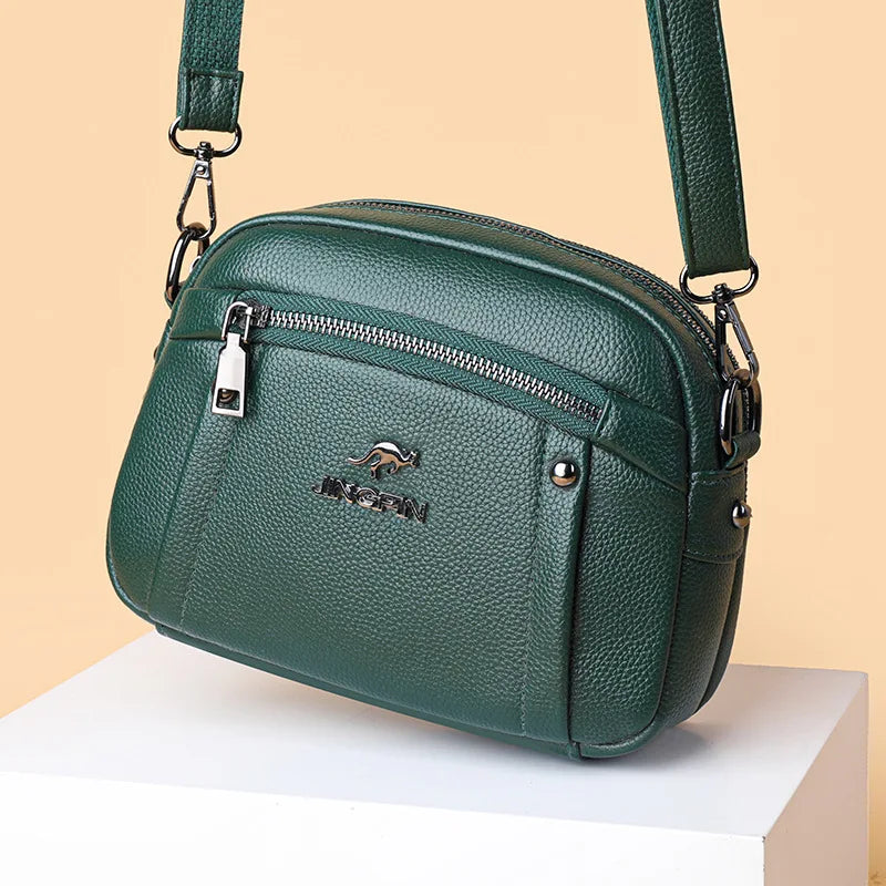 Women's Crossbody Bag – Water-Resistant Soft Leather Shoulder Bag