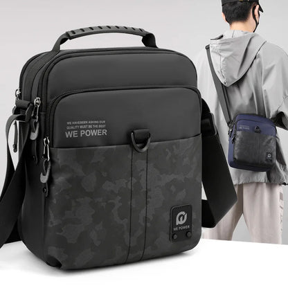 Men S Sports Crossbody Bag Outdoor Street Leisure Large Capacity Waterproof Boys Shoulder