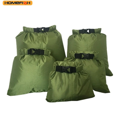 Homefish 5pcs Waterproof Dry Bag Camping Drifting Hiking Swimming Rafting Kayaking River Trekking
