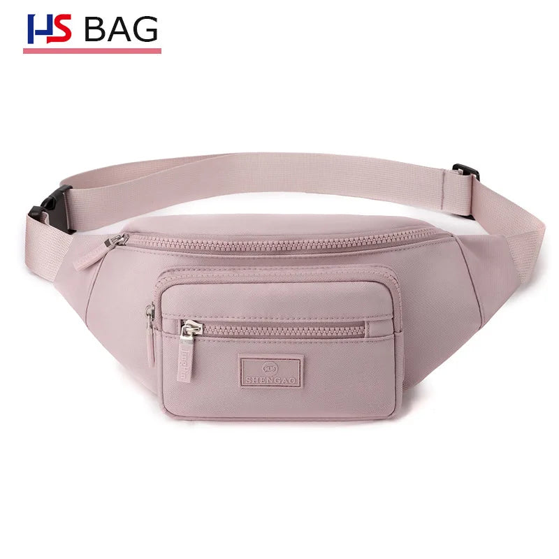 Casual Women S Waist Bag Crossbody Oxford Supermarket Cashier Purse Light Cycling Chest