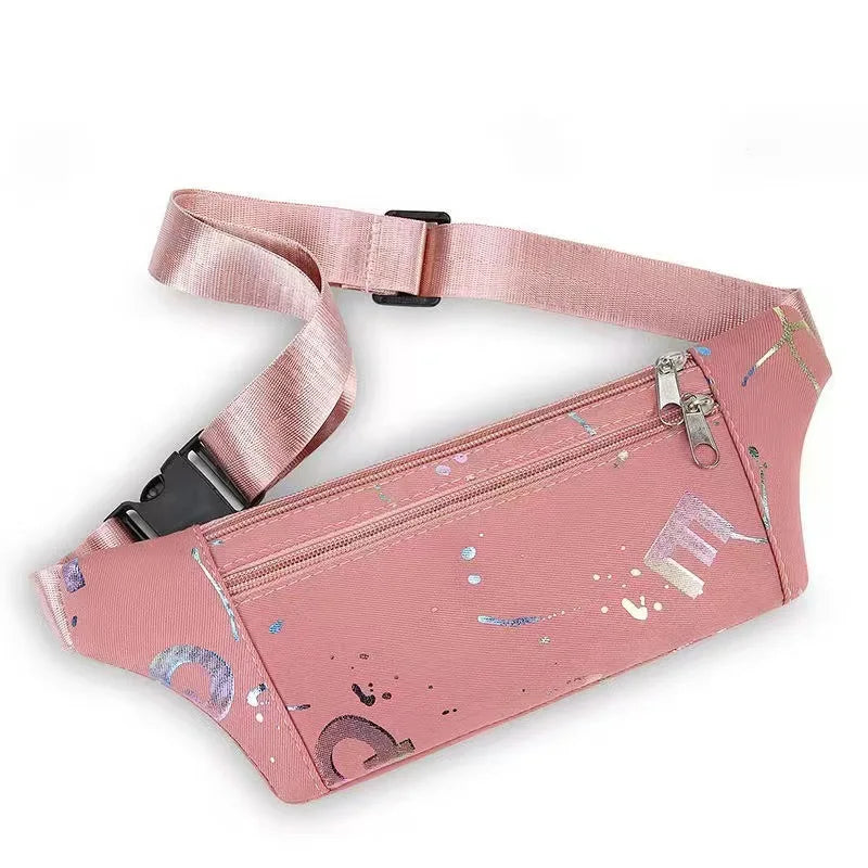 Sports Waist Bag Running Fitness Mobile Phone Storage Multi-Functional Outdoor Leisure Belt Bag Both