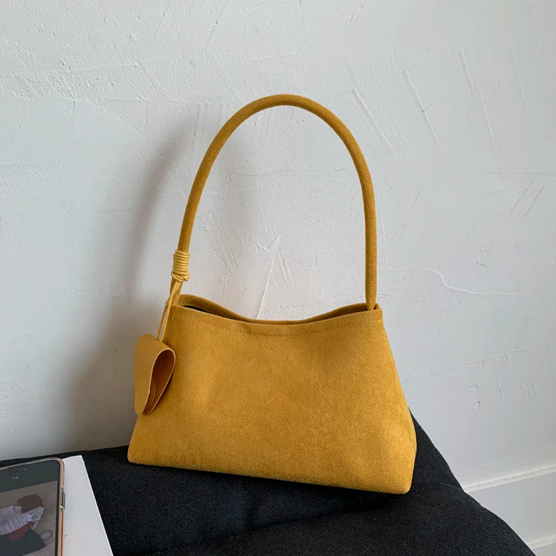 Small Underarm Shoulder Bag for Women – Retro PU Leather Hobo