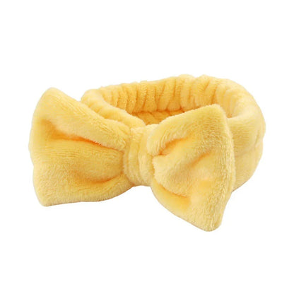 Coral Fleece Spa Headband & Wristband Skincare Set