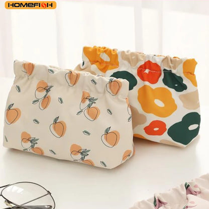 Homefish Sanitary Napkin Storage Bag Women Tampon Bags Credit Card Holder Pouch Towel Cosmetics