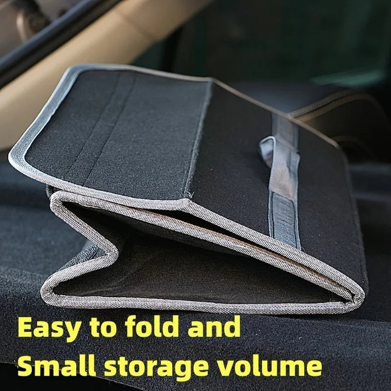 Car Trunk Organizer – Foldable Felt Storage Box for Auto