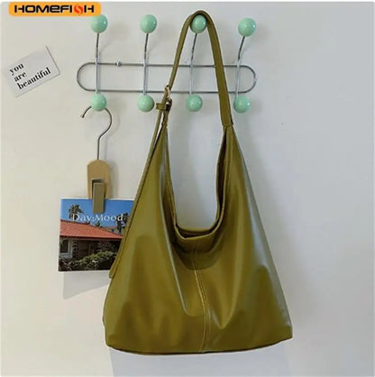 Homefish Women S Commuter Tote Bag Vintage Style Large-Capacity Hand-Held Shoulder Bag