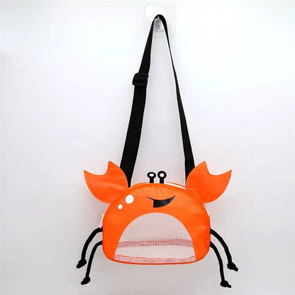 Crab Shaped Crossbody Bag Cute Novelty Beach Shoulder Bag