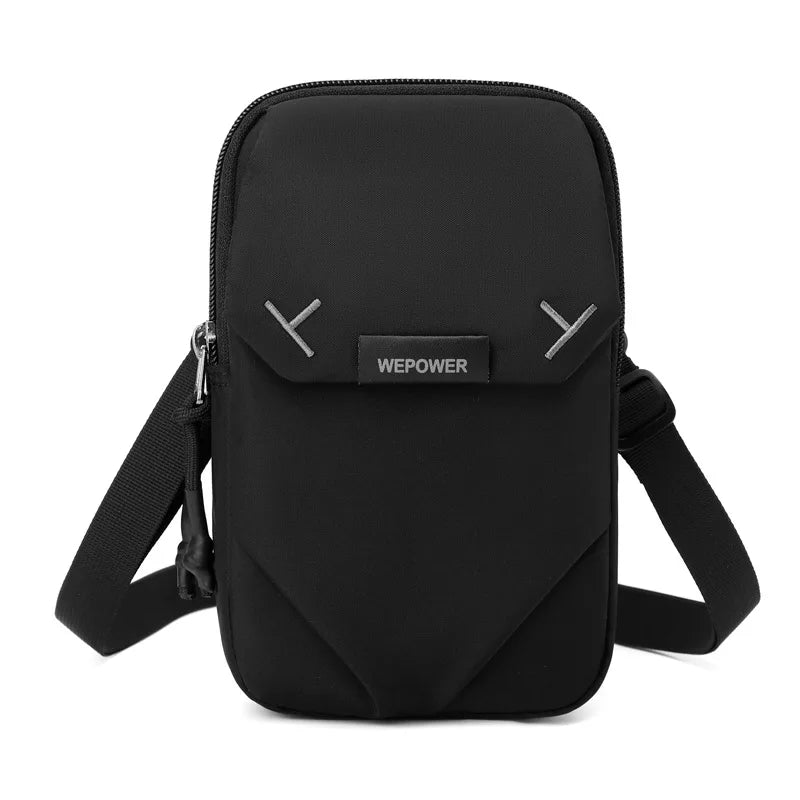 Waterproof Nylon Square Casual Single-Shoulder Bag Mobile Phone Storage Waist Bag Cycling