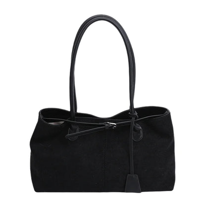 Retro PU Leather Tote Bag for Women – Luxury Shoulder Handbag