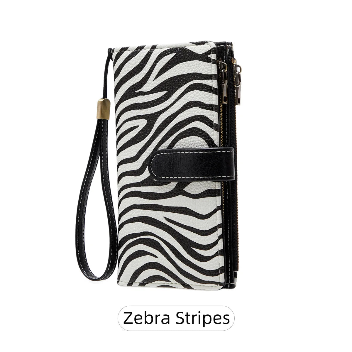 Rfid Anti-Theft Brush Women S Wallet Multi-Functional Three-Fold Long
