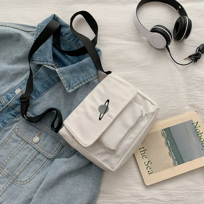 Canvas Crossbody Bag for Women – Cute Print Messenger Bag