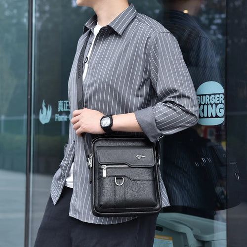 Genuine Leather Single-Shoulder Bag Crossbody Bag Top Layer Cowhide Hand Shoulder