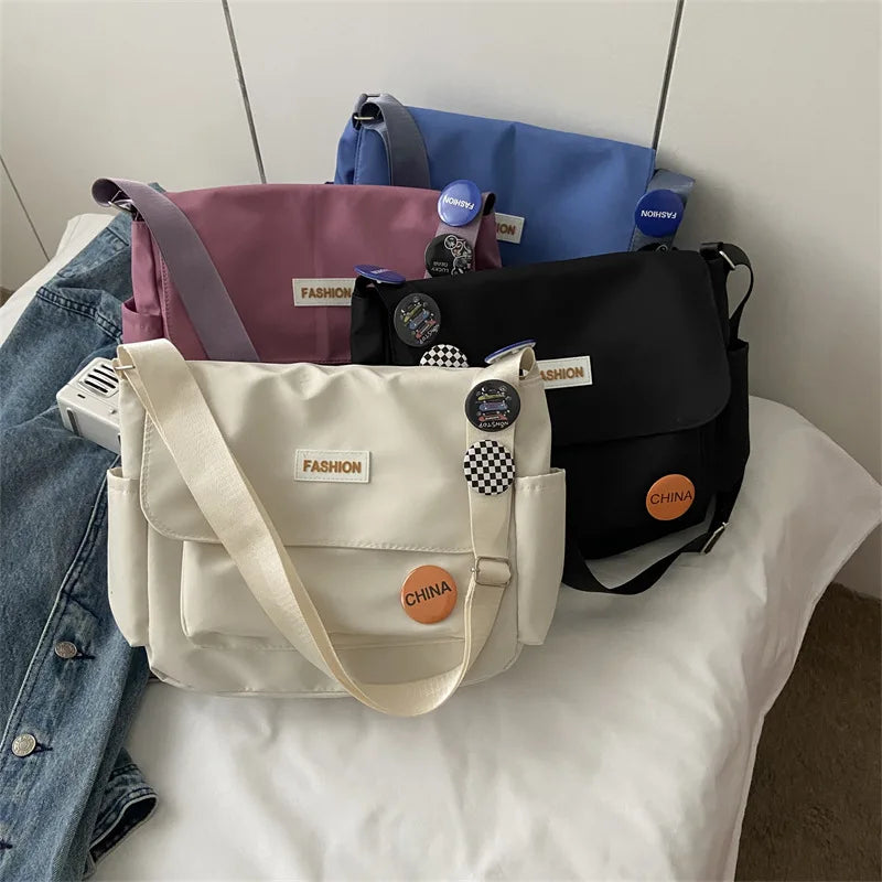 Large Capacity Crossbody Messenger Bag for Women & Teen Girls