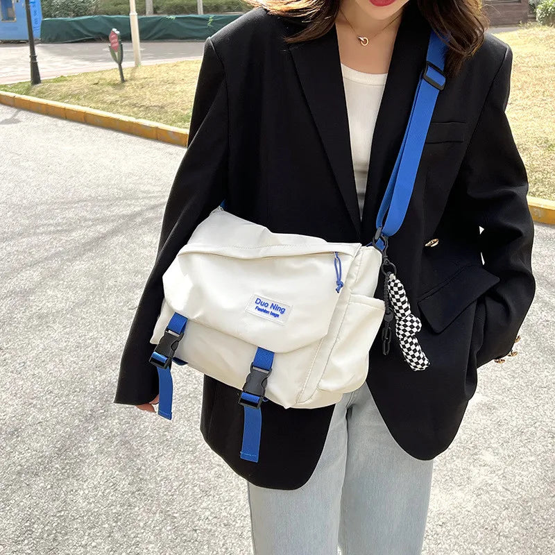Large Capacity Waterproof Crossbody Bag for Women & School