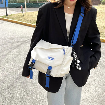 Large Capacity Waterproof Crossbody Bag for Women & School