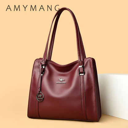 Luxury Leather Handbag for Women – Large Shoulder & Crossbody Tote