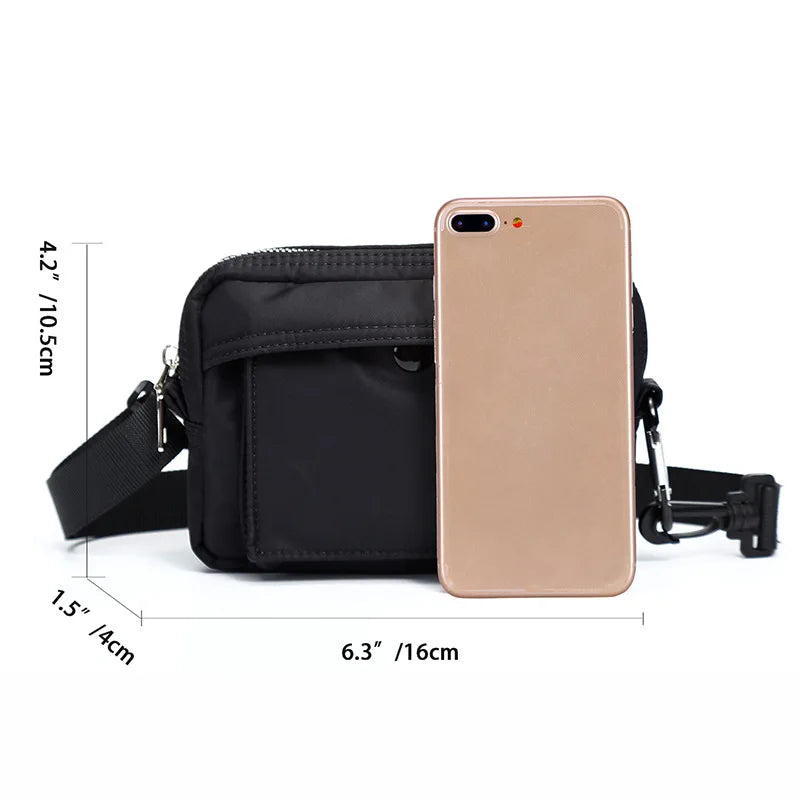Crossbody Bag Men Women Workwear Crossbody Bag Oxford Cloth Casual Single-Shoulder Bag