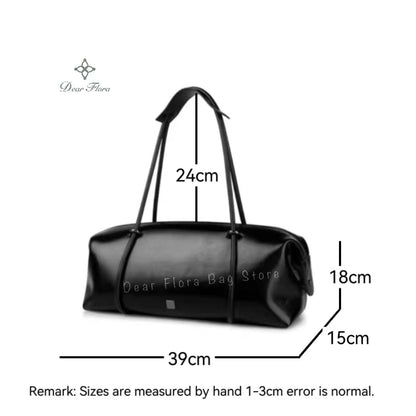 Boston Pillow Shoulder Bag – Large Capacity Y2K Handbag