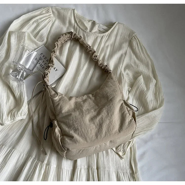 High-Quality Nylon Women S Shoulder Bag Work Style Casual Crossbody Trend Y2k Handbags Travel