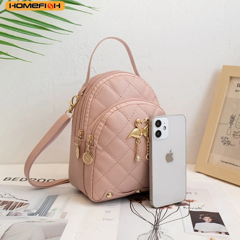Homefish Women Backpack Ins Style Female Handbag Leisure Mini Backpacks Phone Packs