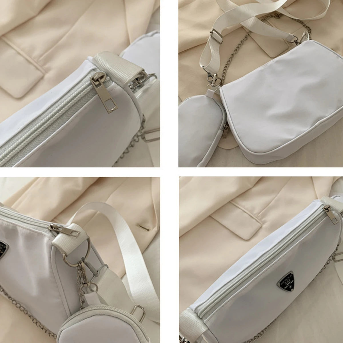 Nylon Crossbody Bag Women Portable Casual Underarm Students Cross Body