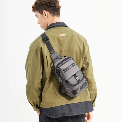 Men S Sports Cycling Shoulder Bag Leisure Outdoor Diagonal Span Large Capacity Multifunctional