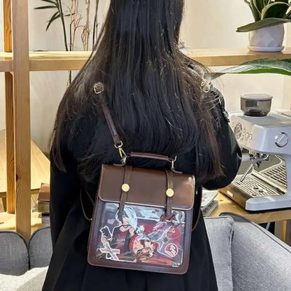 Transparent Ita Backpack – JK Lolita Messenger Crossbody Bag
