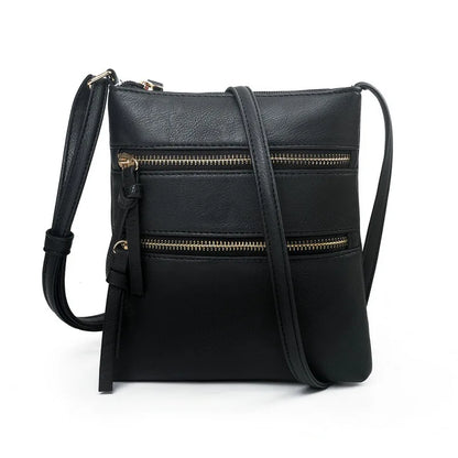 Crossbody Bag for Women – Multi Pocket Faux Leather Shoulder Purse