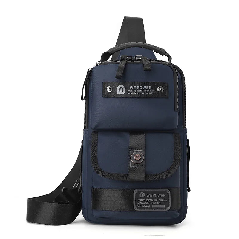 Men S Sports Cycling Shoulder Bag Leisure Outdoor Diagonal Span Large Capacity Multifunctional