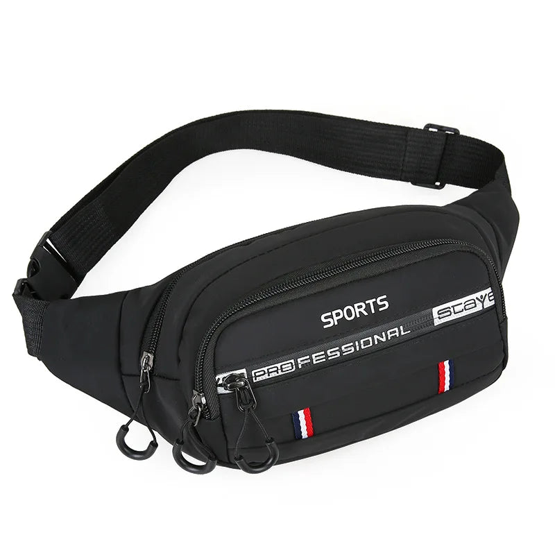 Couple Single-Shoulder Crossbody Bag Large-Capacity Oxford Fabric Wear-Resistant Chest Bag