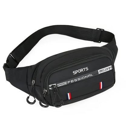 Couple Single-Shoulder Crossbody Bag Large-Capacity Oxford Fabric Wear-Resistant Chest Bag